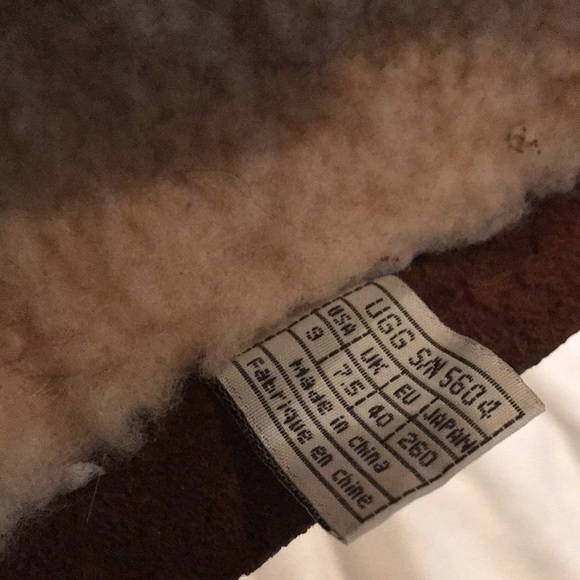 UGG suede cowboy style boots sz 9 - Picture 6 of 8